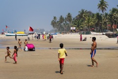 Пляжная жизнь в Гоа. Индия