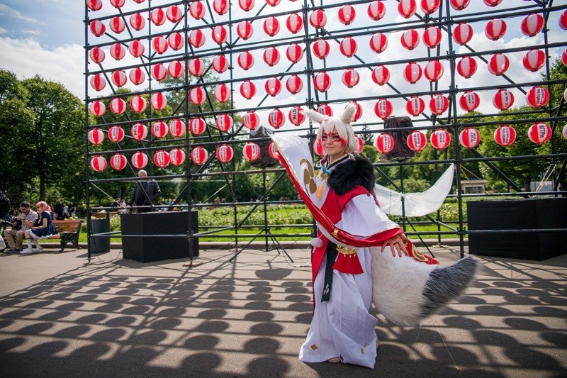 Российский косплей-парад Фестиваль Японии в Москве.