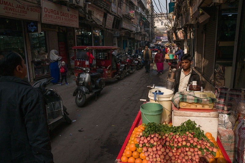 Чандни Чоук ( Chandni Chowk). Торговый район Дели.