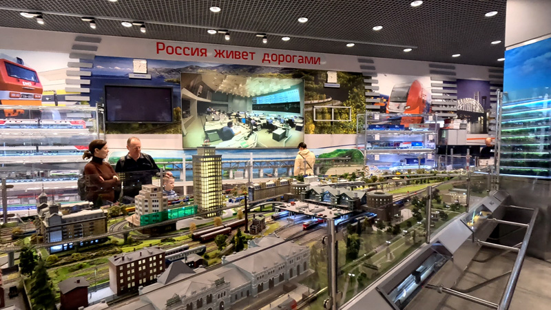 выставочный комплекс РЖД в Москве на Рижском вокзале